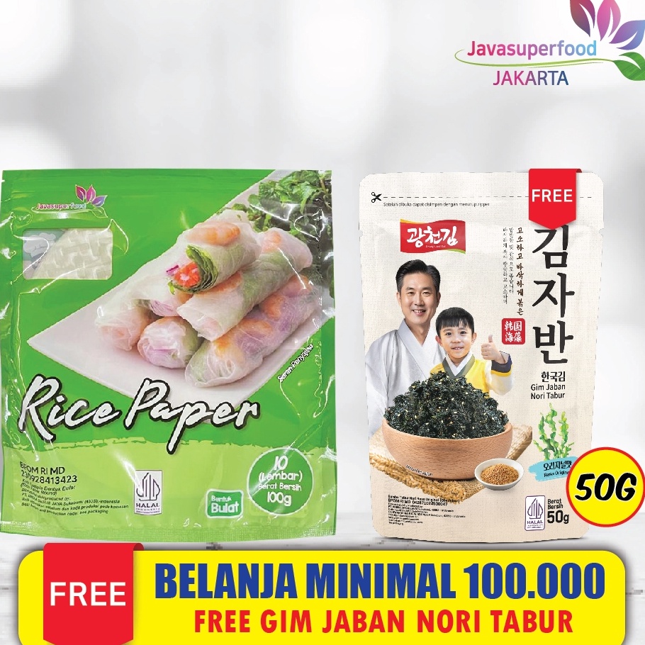 

READY STOK BELI 3 GRATIS 1 Rice Paper 2g Banh Trang High Quality Rice Paper Kulit Lumpia Vietnam Rice Paper rice roll spring roll 2g