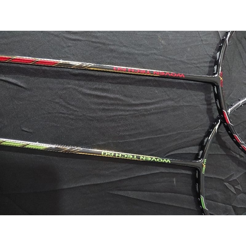 Maxbolt Black Woven Tech 60 bonus senar + grip + gratis pasang