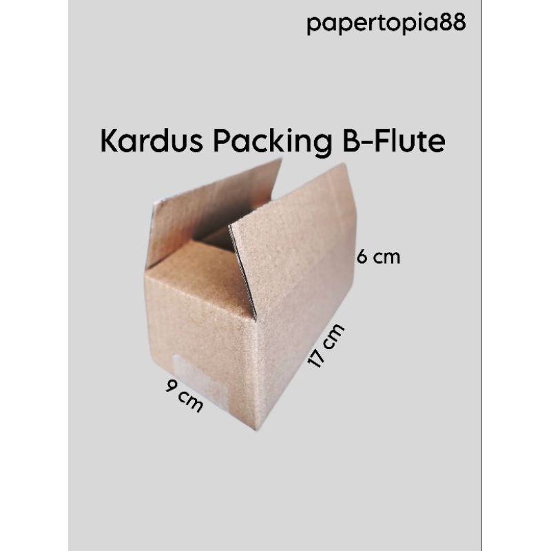 

KARDUS PACKING P17 x L9 x T6 cm BOX KARTON CORRUGATED B-FLUTE / PACKING ONLINE