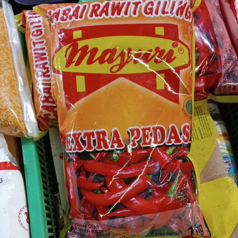 

cabe bubuk/giling mayuri repack 250 sampe 1kg