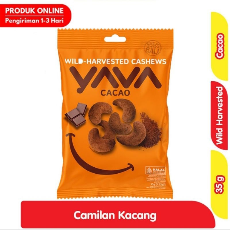 

YAVA Wild Harvested Cashews Cacao 35 g