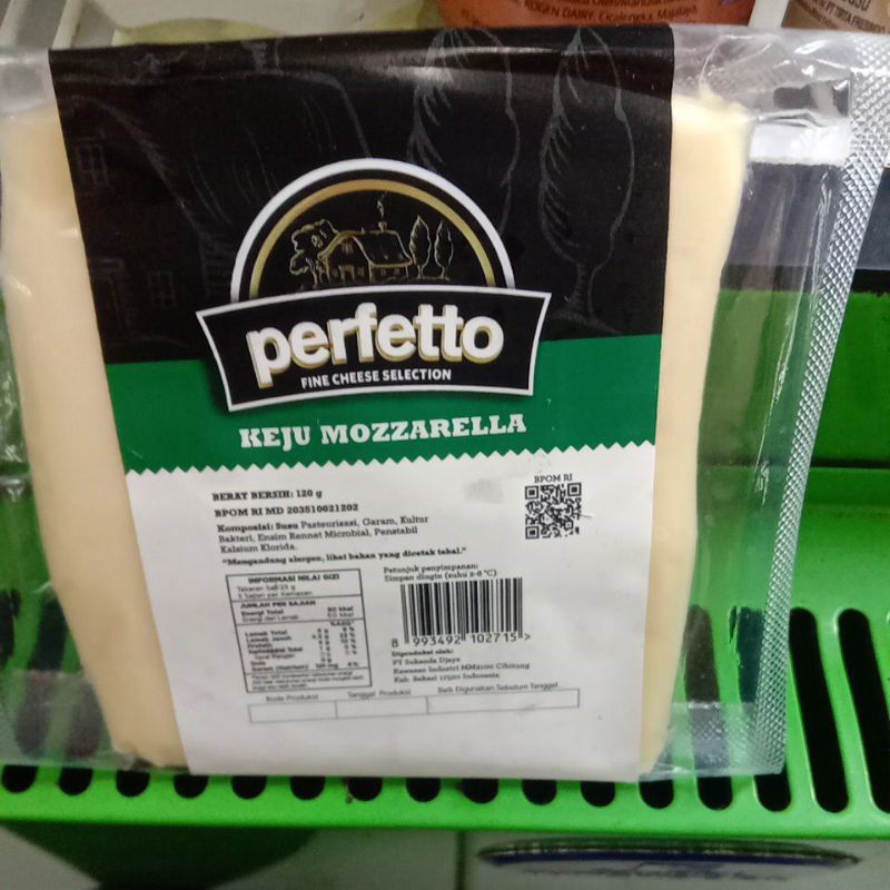 

perfetto keju mozzarella 120g