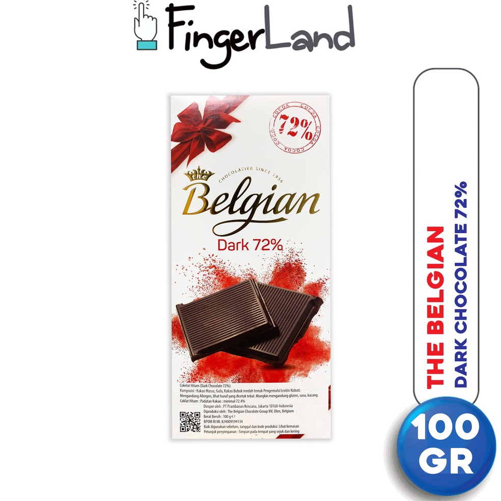 

BAYAR DITEMPAT THE BELGIAN Dark Chocolate 72 1 gram Cokelat Hitam