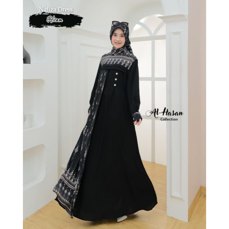 gamis muslimah - dress muslimah - Nazifah dress