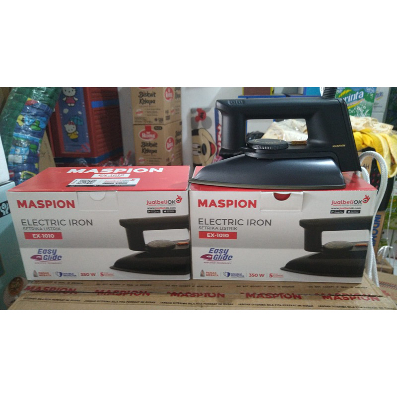 SETRIKA COSMOS/MASPION NONSTICK SOLEPLATE JET BLACK