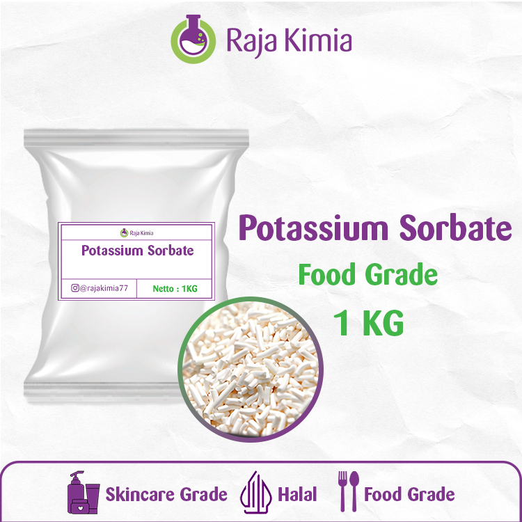 Potassium Sorbate/ Kalium Sorbat/ Potassium Sorbat/ Pengawet Makanan - 500 Gram & 1 KG