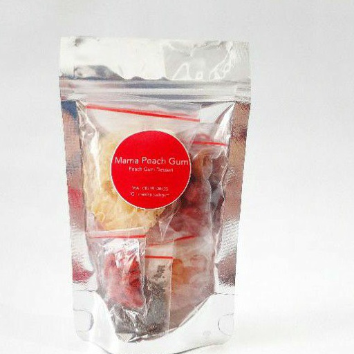 

ORIGINAL Peach Gum Dessert SUPER A size PERSONAL Single Pack untuk 12 cup