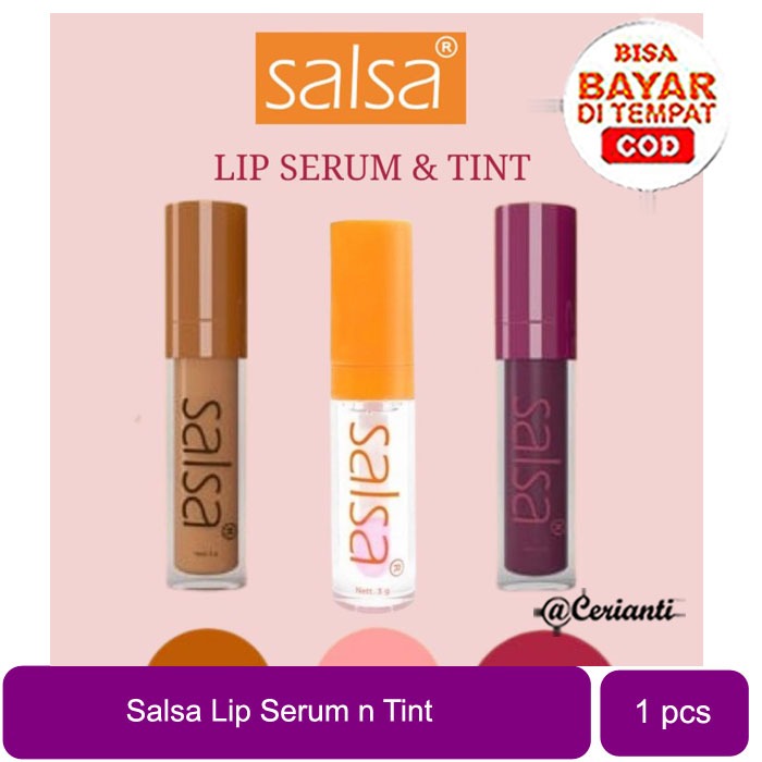 [BPOM] SALSA Lip Glow Serum - Lippie Serum Bibir 3GR Cerianti