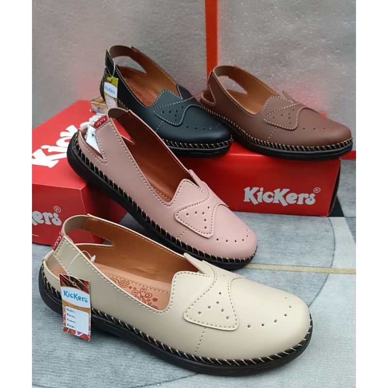 sepatu sandal wanita Kickers kode N6  // sepatu wanita model terbaru // sepatu Kickers model tali be