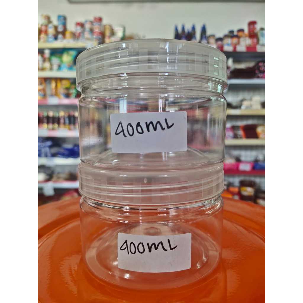 Toples Tabung 400ml/ Toples Jar 400ml/Toples Plastik 400ml/Toples silinder400ml/ Toples Plastik beni