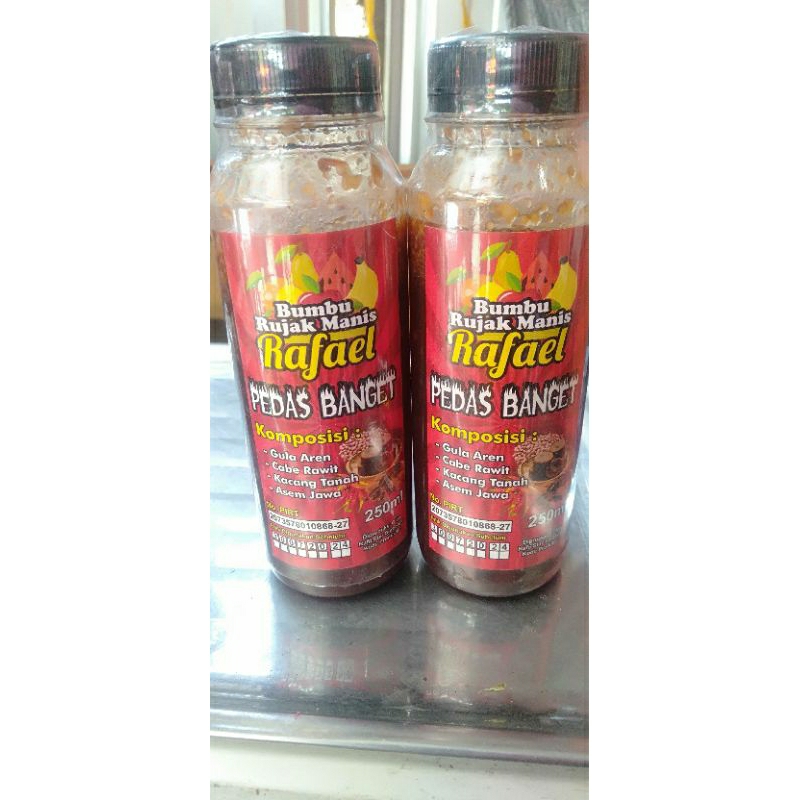 

Sambal Rujak Rafael Pedes Banget 250ml ❤️Hokiofruit❤️