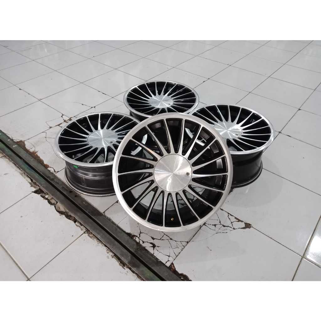 4 pcs velg mobil seken 3sdm r17 cocok untuk vios lancer galant livina toyota ish