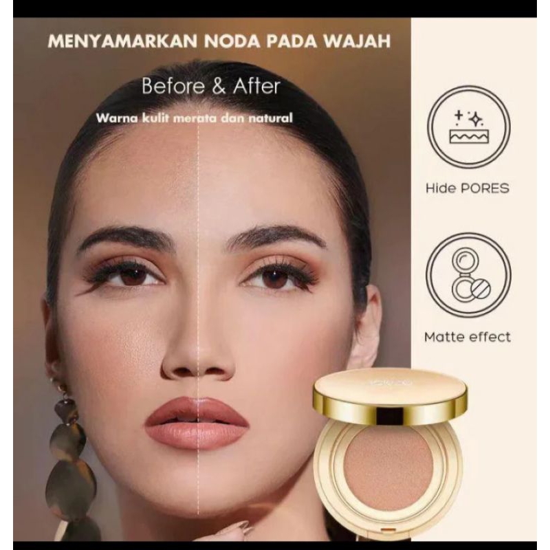 CUSHION JCKOO SPF 50++ bedak jckoo cushion bedak + refill