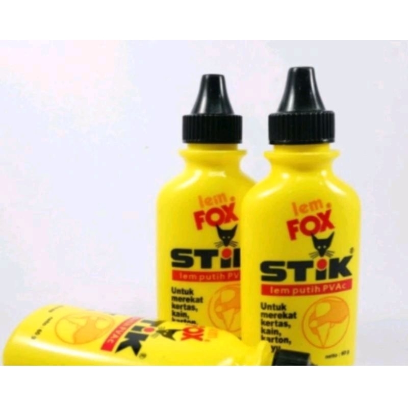 

Lem fox stik 60 GR perekat kertas praktis terlaris