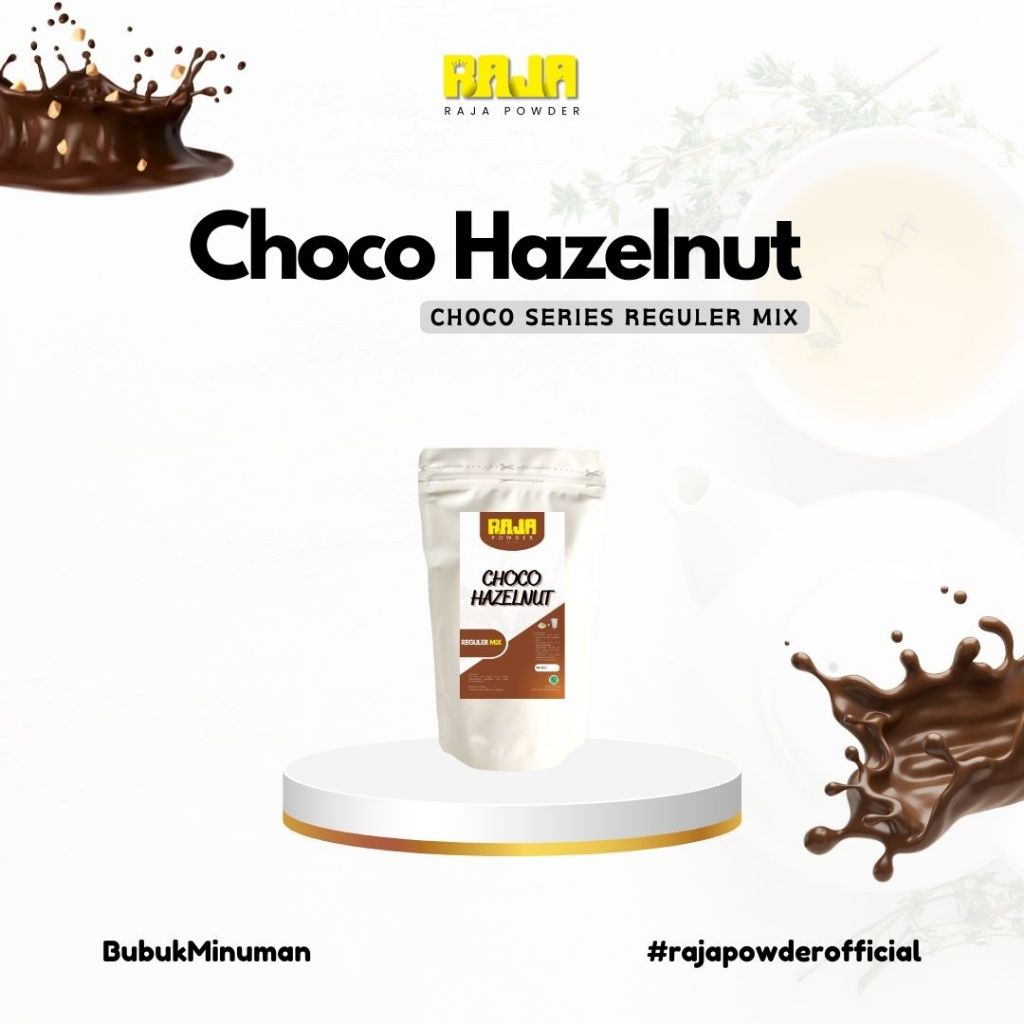 

Bubuk Coklat Hazelnut Bubuk Minuman Choco Hazelnut Powder 250 gram