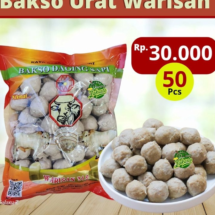 

TERMURAH bakso warisan isi 5pc