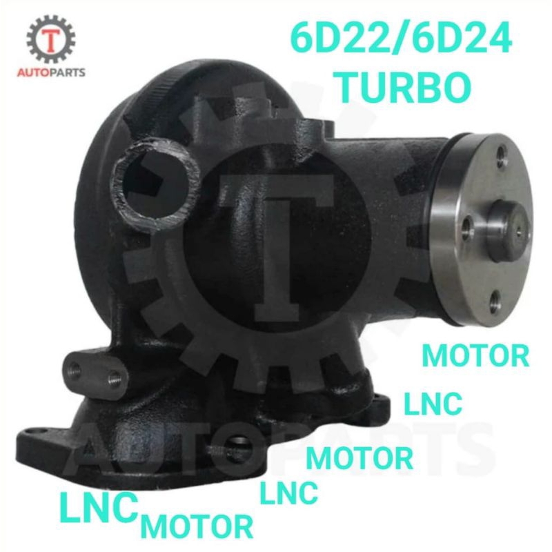 WATER PUMP POMPA AIR RADIATOR ENGINE MITSUBISHI FUSO 6D22 FUSO 6D24 TURBO