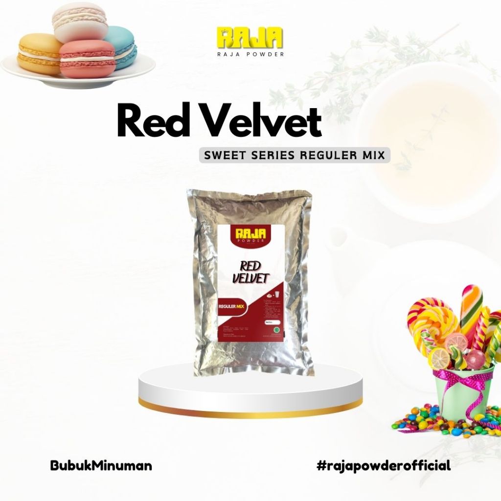 

Bubuk Red Velvet Bubuk Minuman Red Velvet Powder 1 kg / 1000 gram