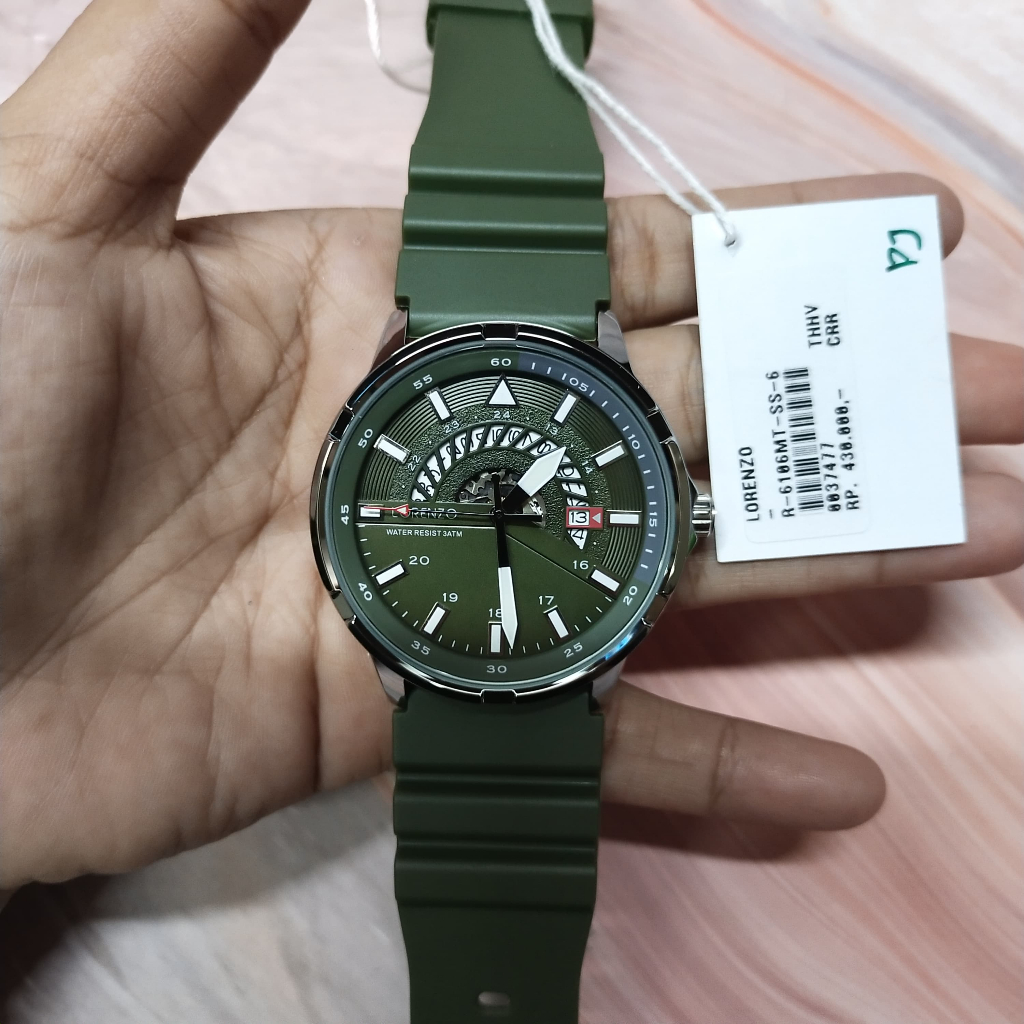Lorenzo R-6106 Jam Tangan Pria Original
