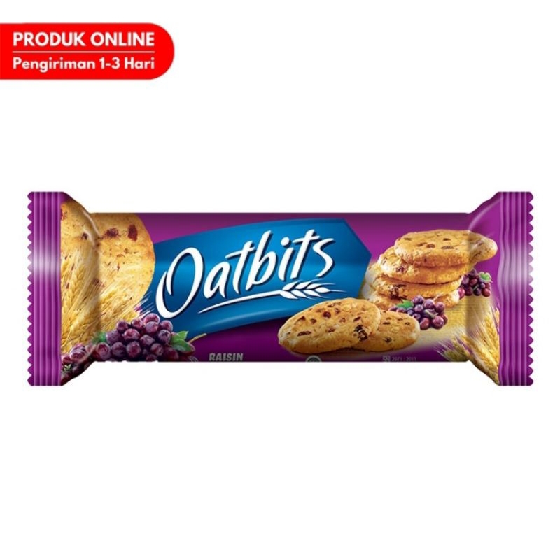 

Oatbits Biskuit Oat Raisin Kismis 110g