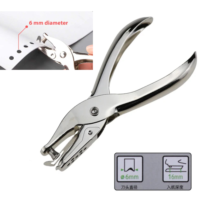 

Tang Pembolong Kertas One Hole Punch Plier Craft Alat Pelubang Paper