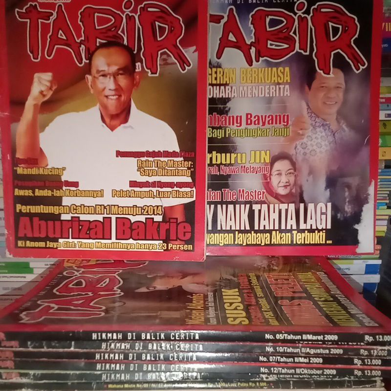 MAJALAH TABIR HIKMAH DI BALIK CERITA / BUKAN MAJALAH MISTERI
