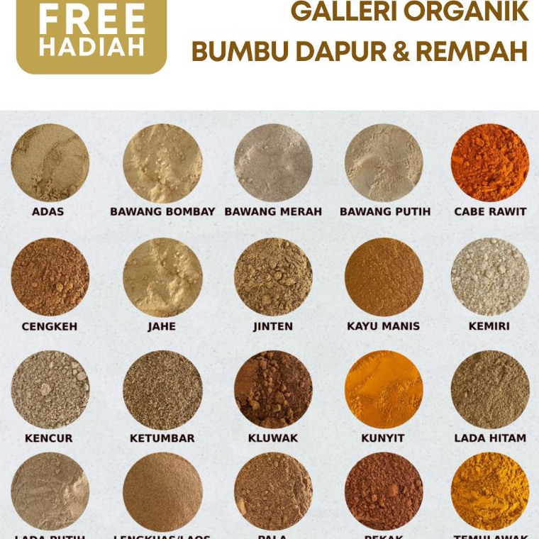 

PROMO ALE GALLEO Aneka Bumbu Dapur Bumbu Rempah Bawang Premium