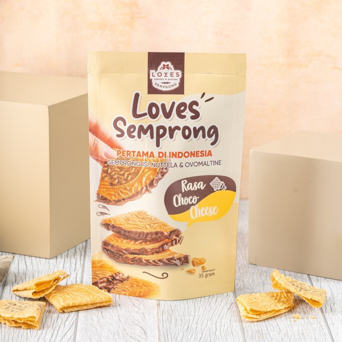 

LOVES SEMPRONG POUCH COKLAT KEJU / CHOCO CHEESE