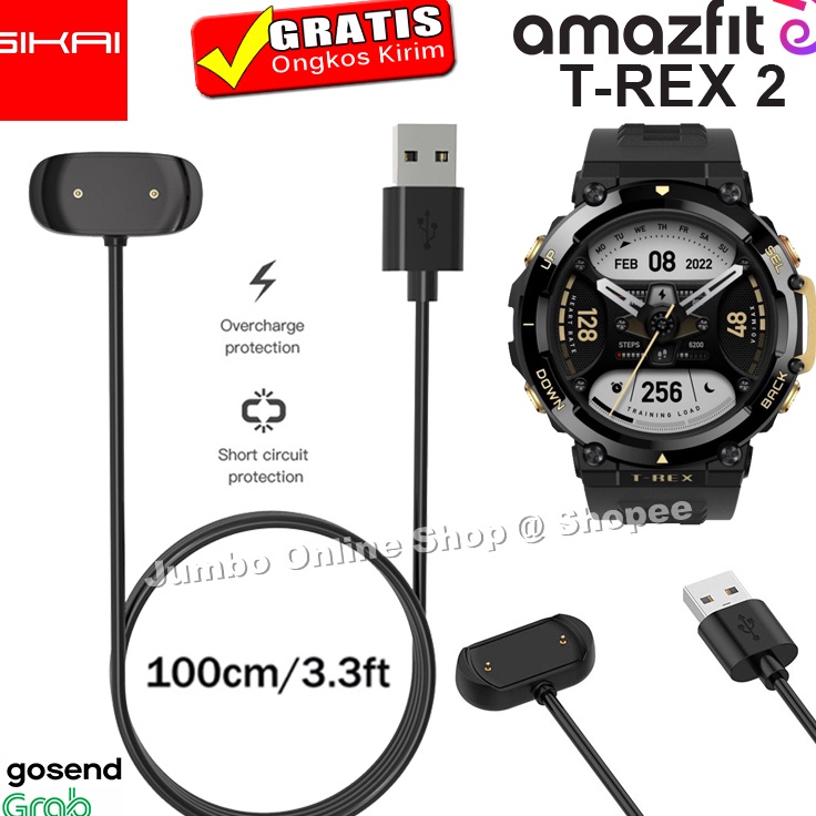 Stok banyak Dock Charger USB Cable Amazfit TRex 2 TREX 2 Kabel Cas Magnetic p Produk Premium