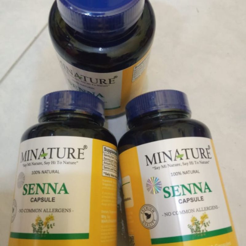 Obat pembersih usus extrat buah sena asli kapsul senna original 100%