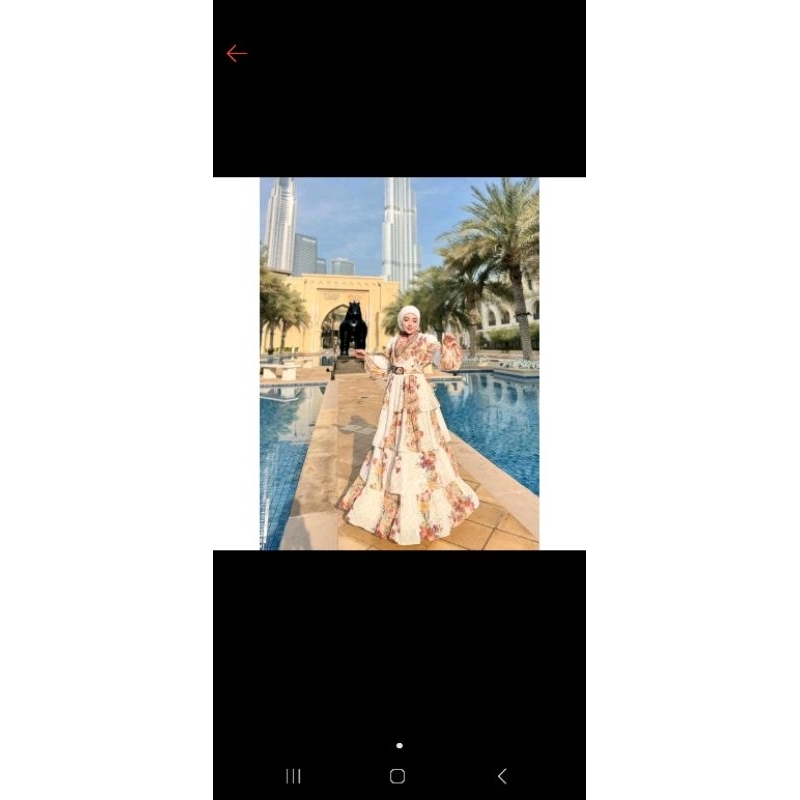 Dress Flower Bertingkat By Shella Saukia