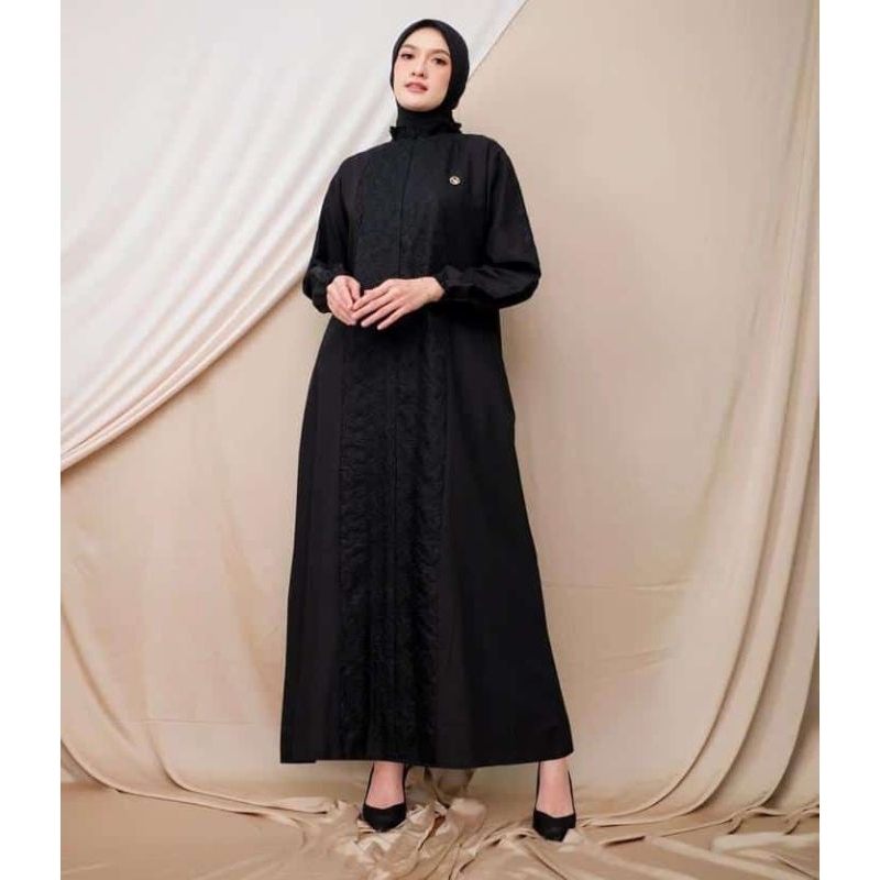 GAMIS LINEN MIX BRUKAT DRESS VERSUSCITY VERSUS CITY