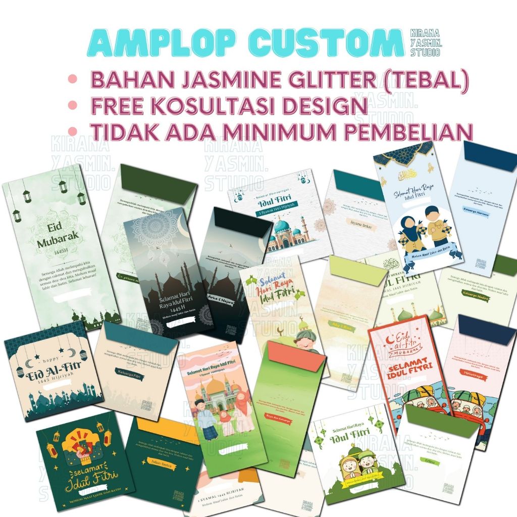 Amplop Lebaran Custom Design