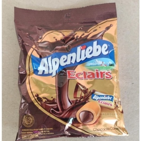 

DISKON ALPENLIEBLE ECLAIRS SACK 1 sack x 4 pcs