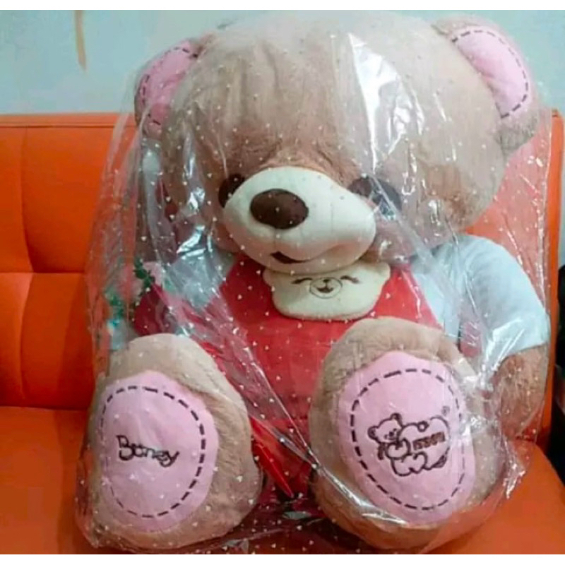 istana boneka teddy bear bunga besar jumbo pegang bunga original birthday gift kado SALE boneka beru