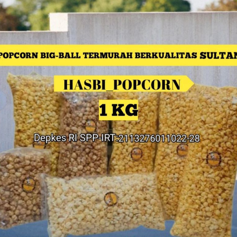 

New event HASBI POPCORN CARAMEL 1KG BIG BALL TERMURAH TERLARIS JUMBO MUSHROOM 1gr5g1KG SNACK CAMILAN PARTYHAMPERS