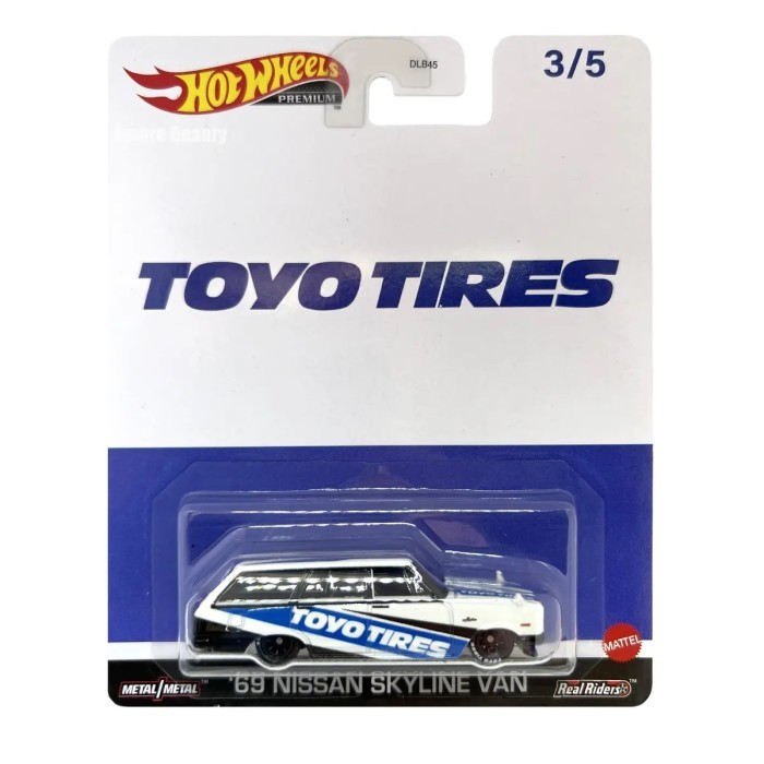 Hotwheels 69 Nissan Skyline Van Toyo Tires