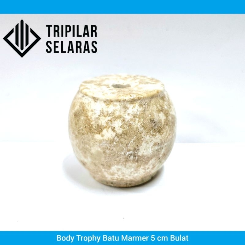 Body Trophy Batu Onyx (marmer) 5 cm - Bulat / Telur / Bola
