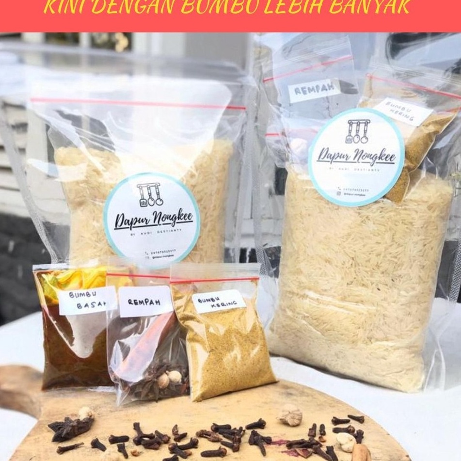 

GROSIR MURAH Paket Beras Basmati 1kg dan Bumbu Nasi Kebuli
