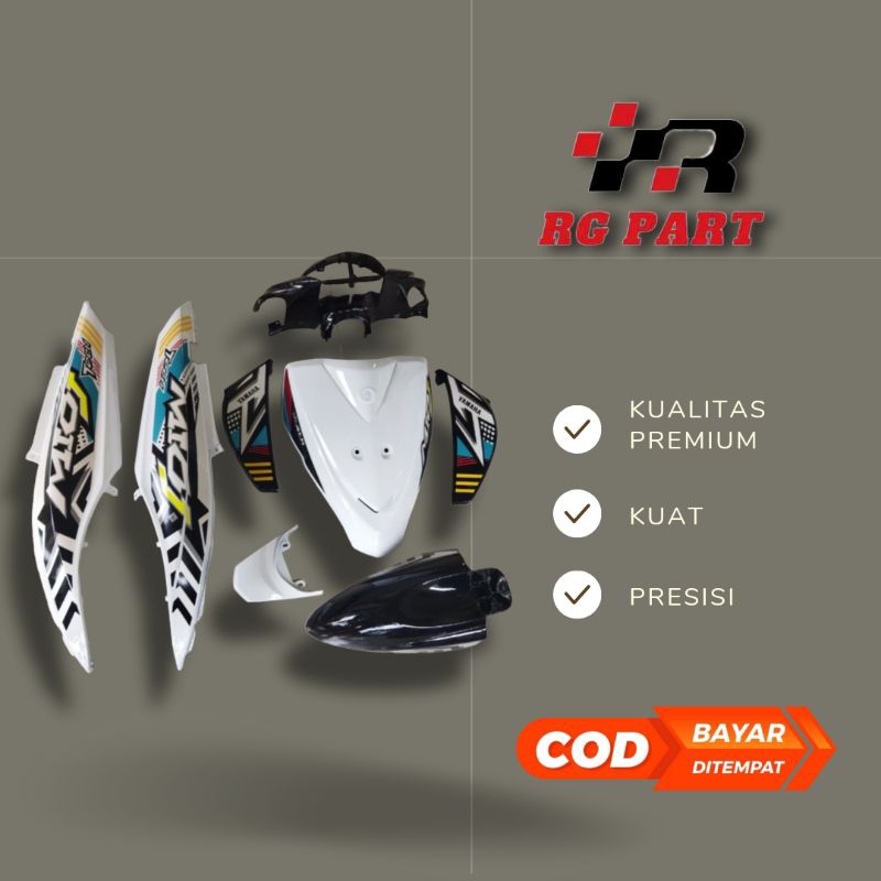 Full body Halus Mio j Putih hitam / Body Mio j