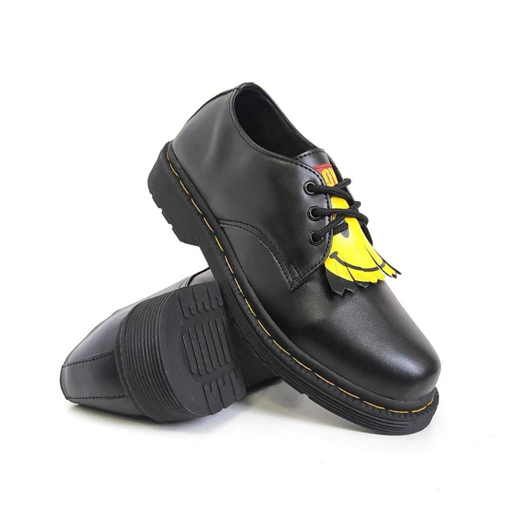 Sepatu WANFAR SMILE Original Boots Low Pria Docmart Casual Formal Kerja Ori