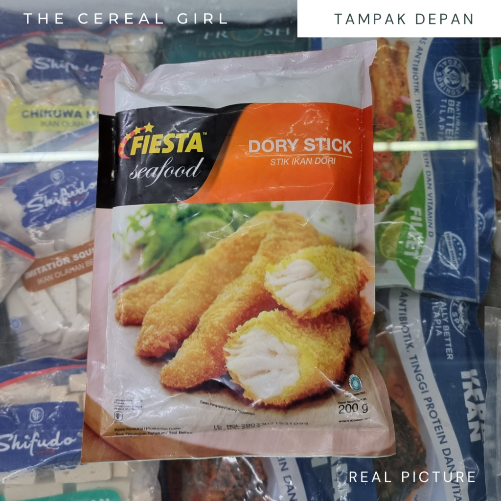 

[KONDISI BARU - 100% ORIGINAL] FIESTA Seafood Dory Stick - Stik Ikan Dori 200gr