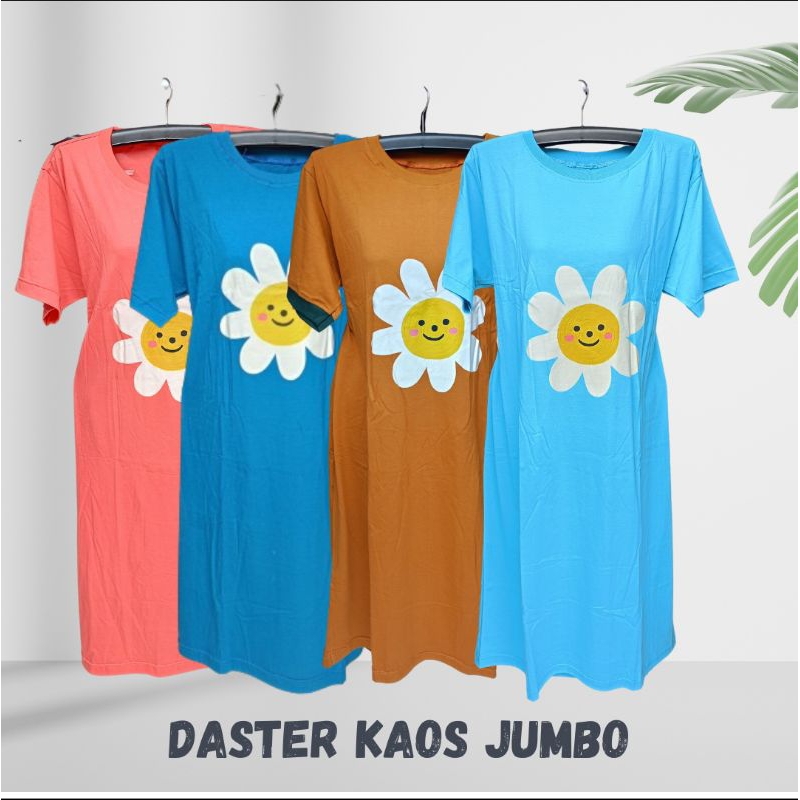 Daster Kaos Jumbo/ Homedress/ Baju Santai/ Baju Rumah