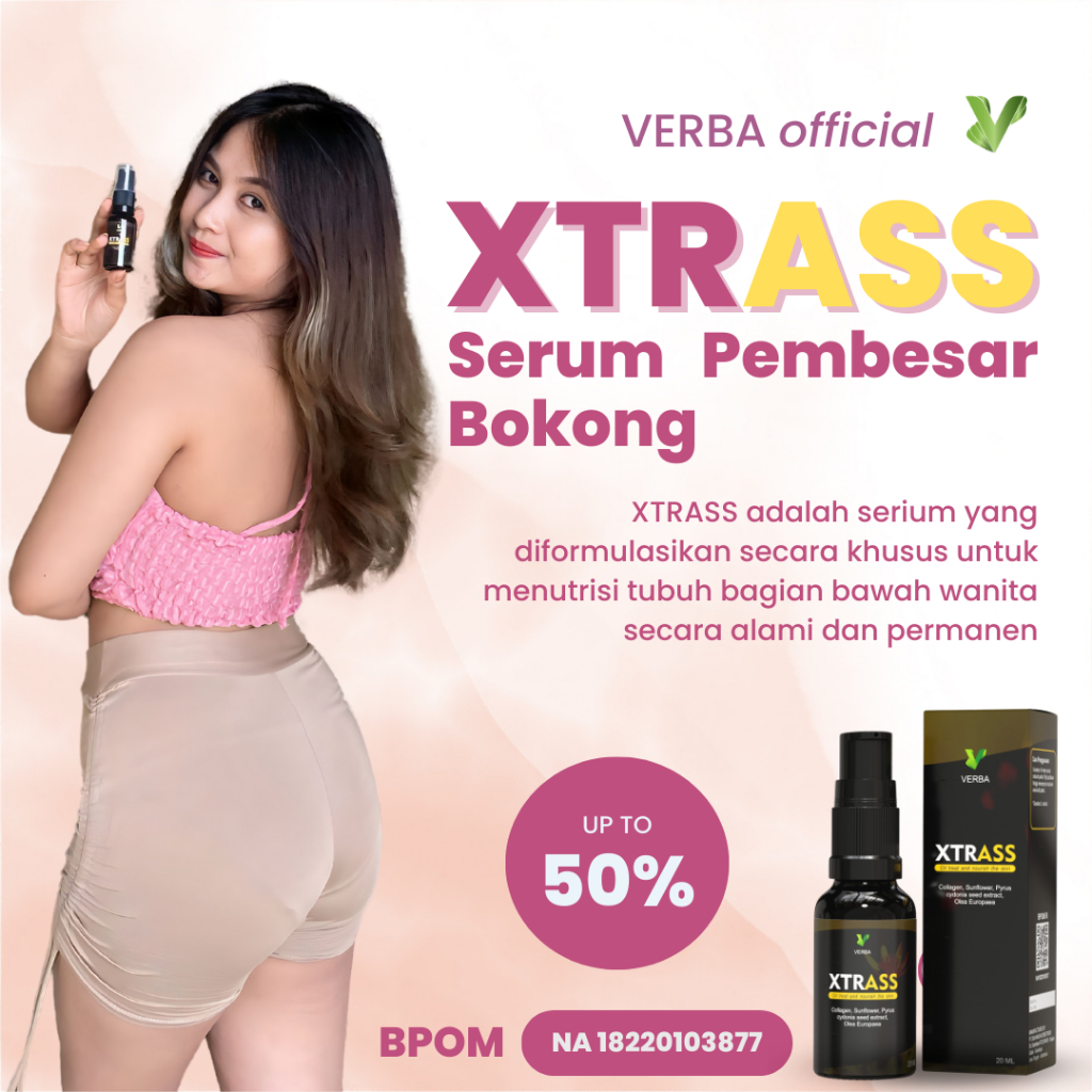 XTRASS - CREAM PEMBESAR BOKONG PINGGANG PANTAT PAHA DAN BETIS PERMANEN DAN CEPAT HIP UP SYB BPOM