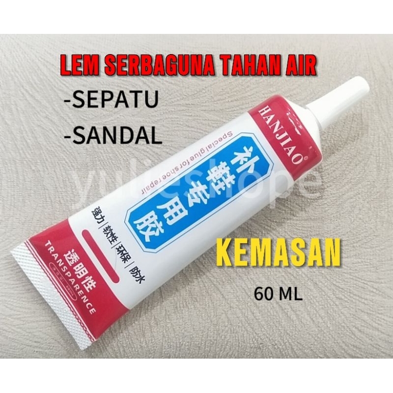 

LEM SEPATU SANDAL TAHAN AIR