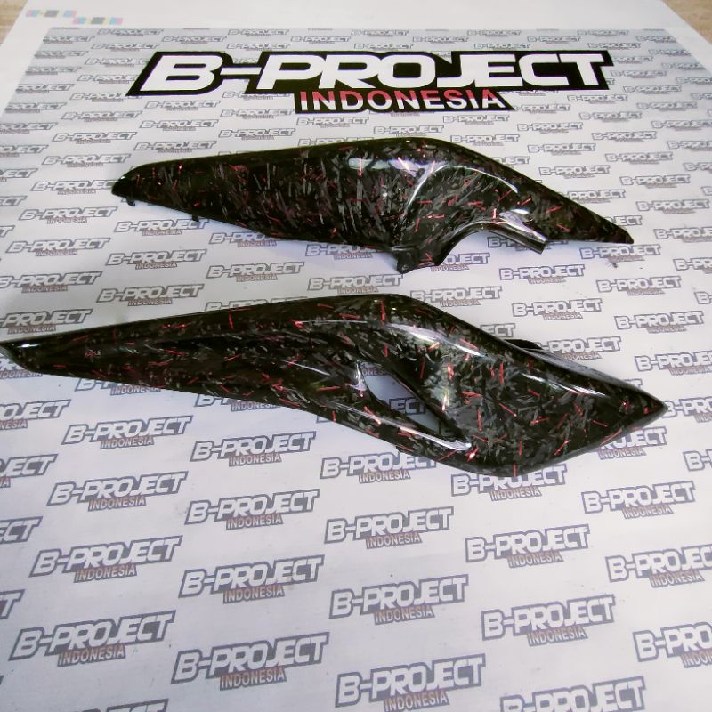 Body belakang ninja new rr carbon kevlar asli