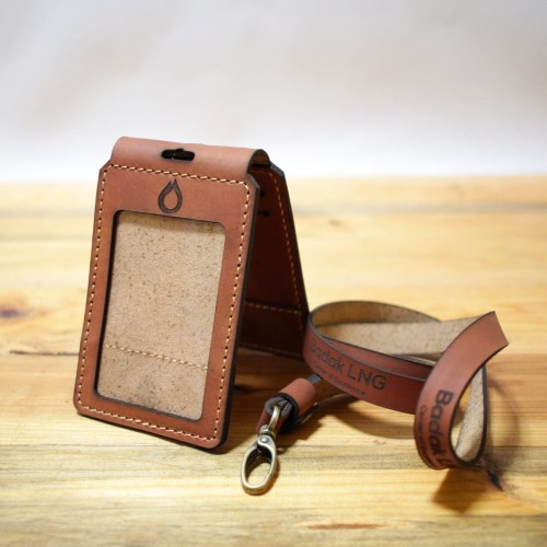 

Id card kulit sapi asli bebas request logo Drock Leather