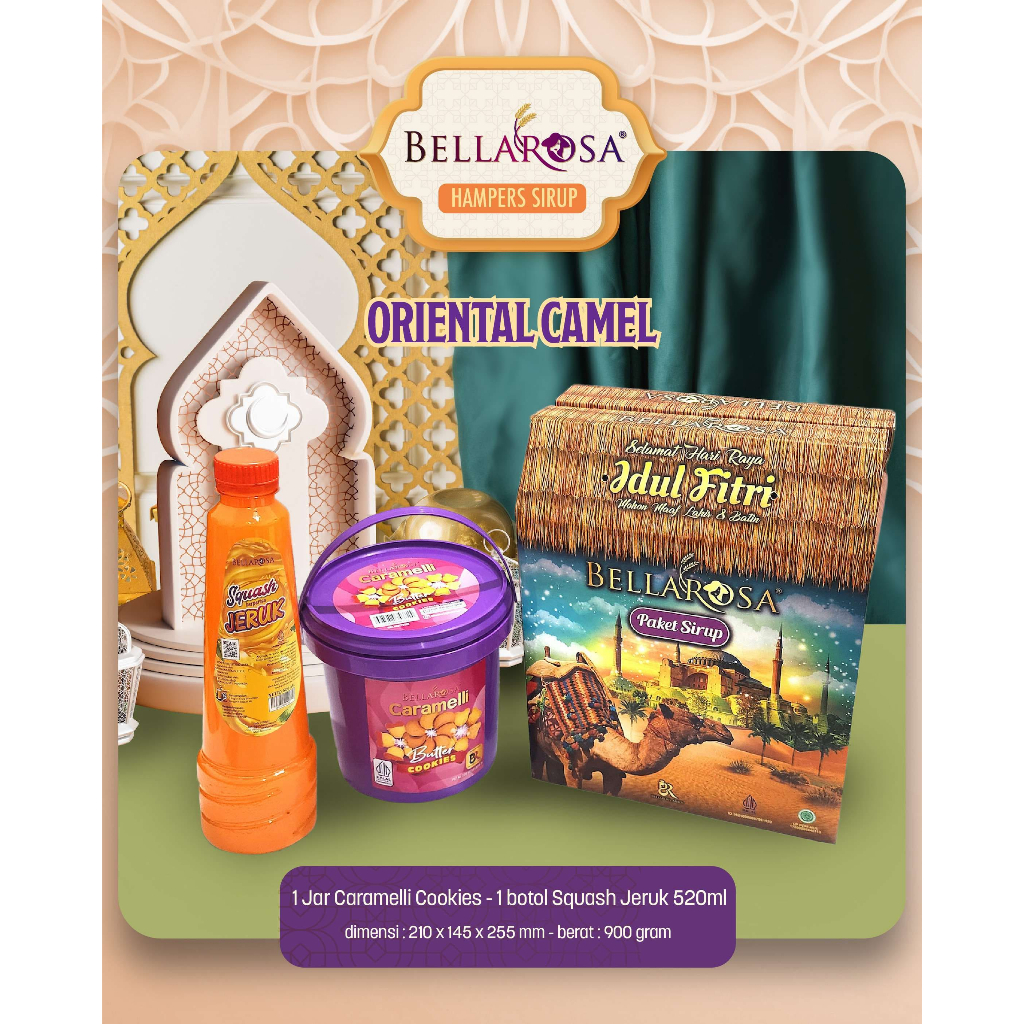 

Bellarosa Paket Oriental Camel Hampers Bingkisan Lebaran