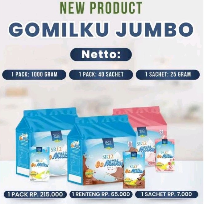 

GOMILKU SACHET SR12/SUSU ETAWA SACHET