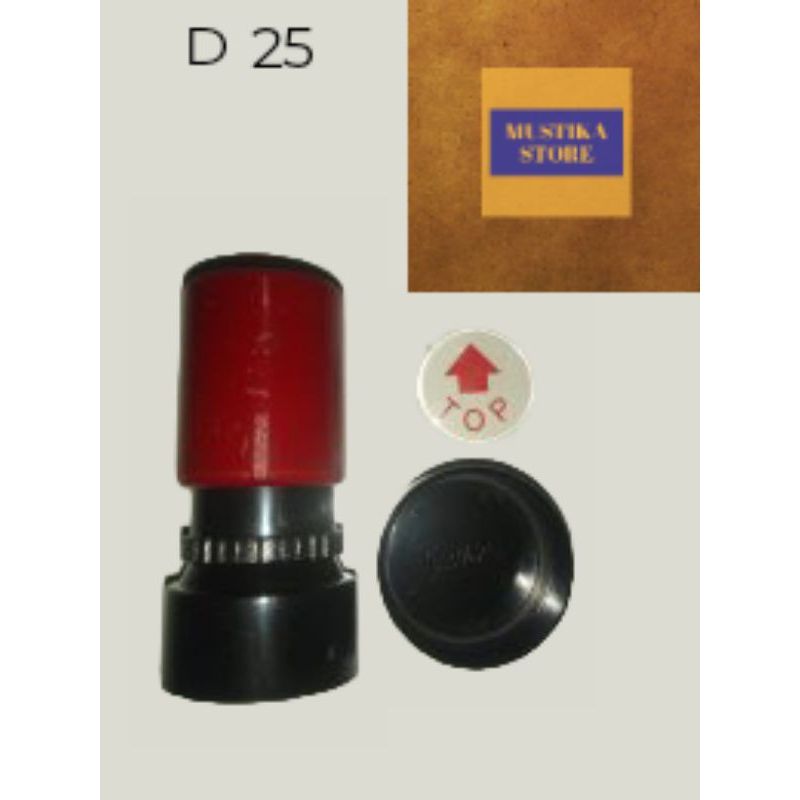 

Gagang Stempel flash/warna bulat D25